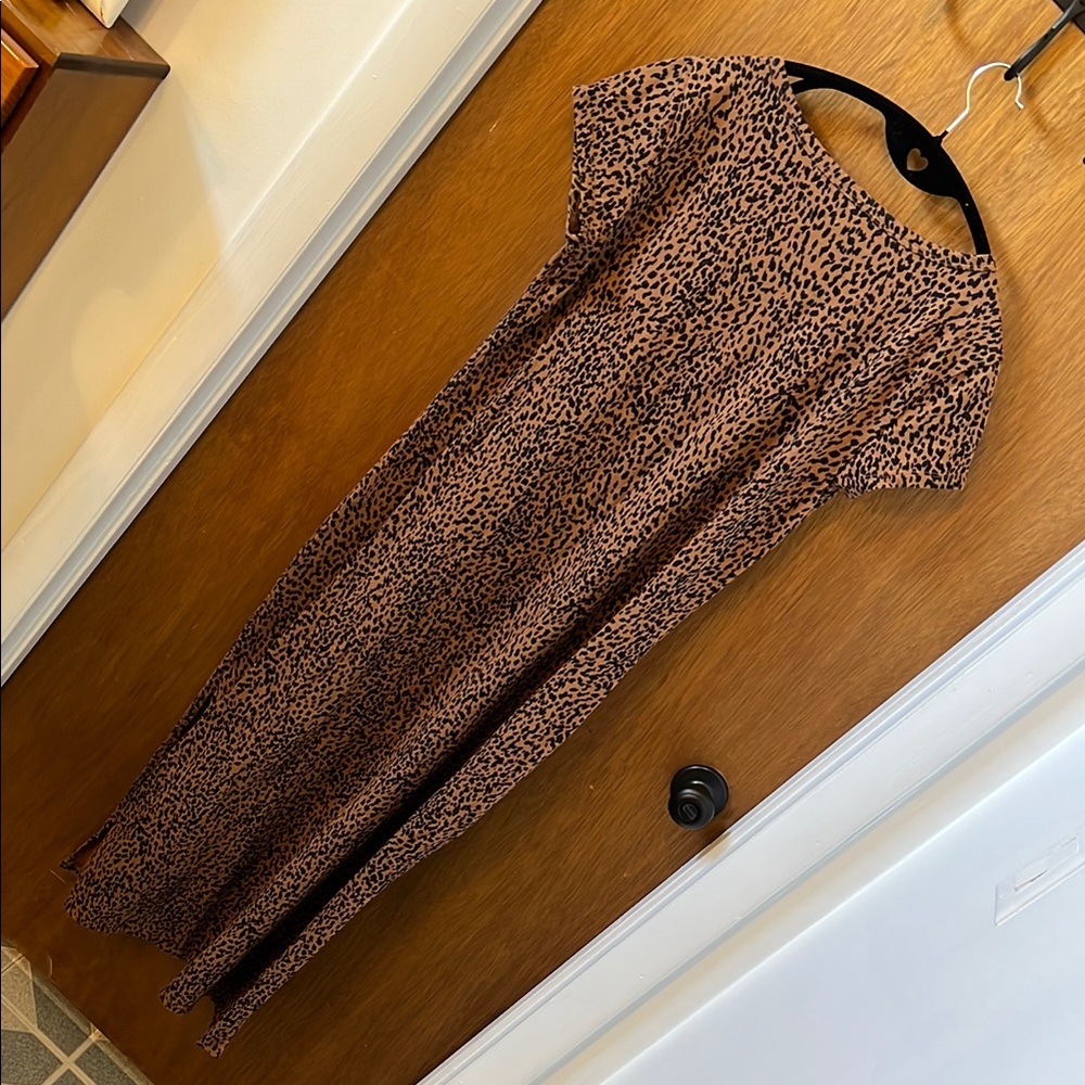 Daily Ritual Leopard Print Maxi Dress S - Picture 5 of 5